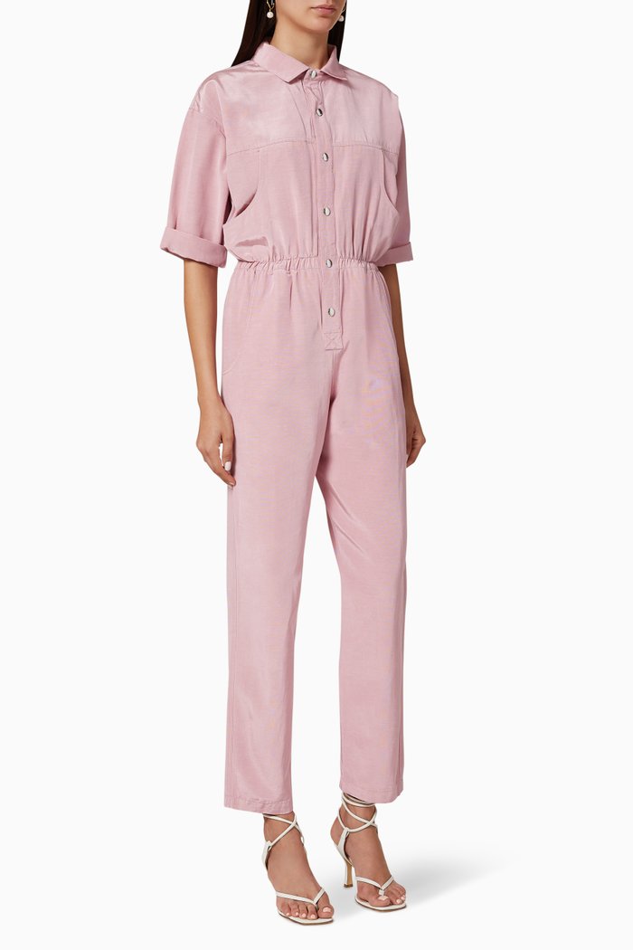 

Hope Cotton Blend Jumpsuit, Pink