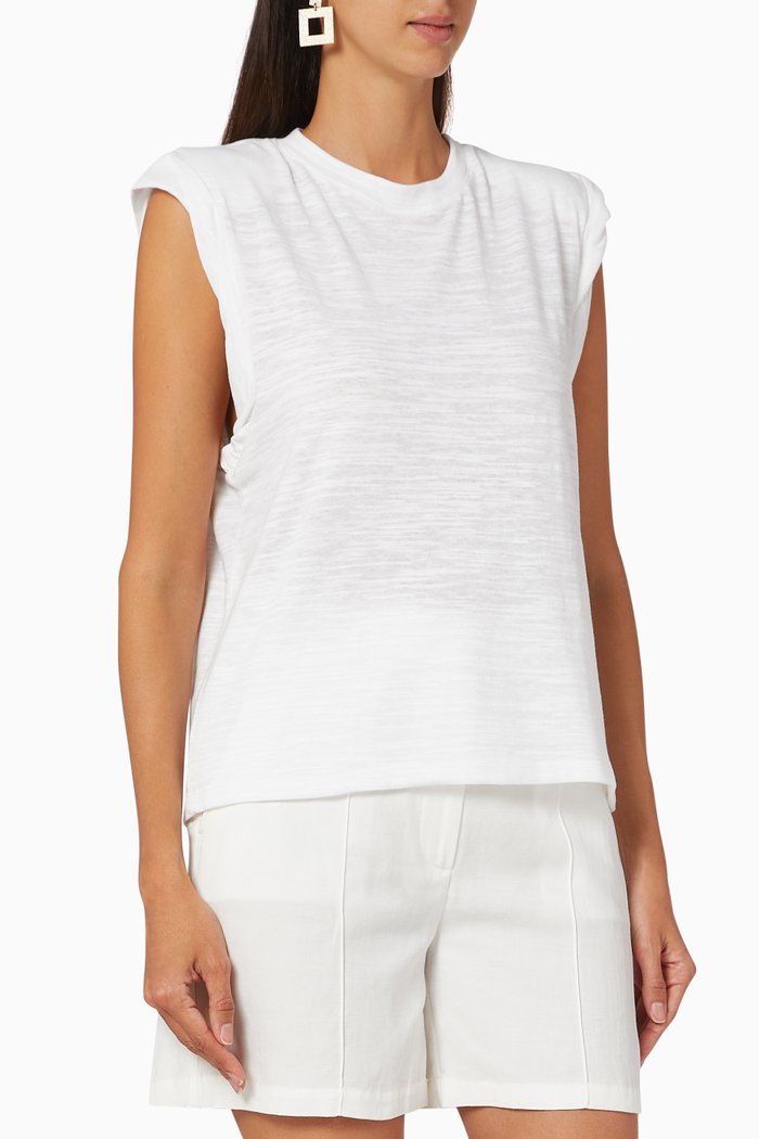 

Starta Shoulder Pad Muscle T-Shirt, White