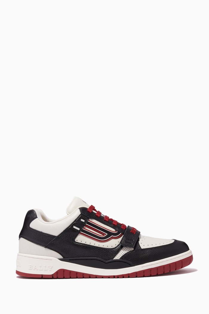 Koen Sneakers in Leather, Black