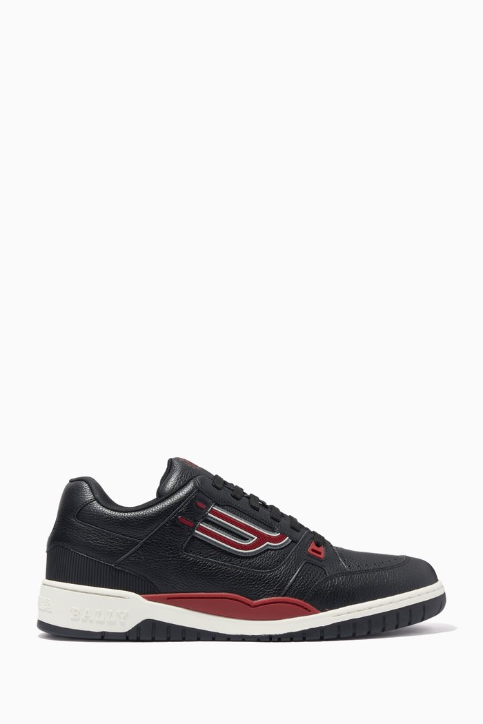 Kuba Sneakers in Leather, Black