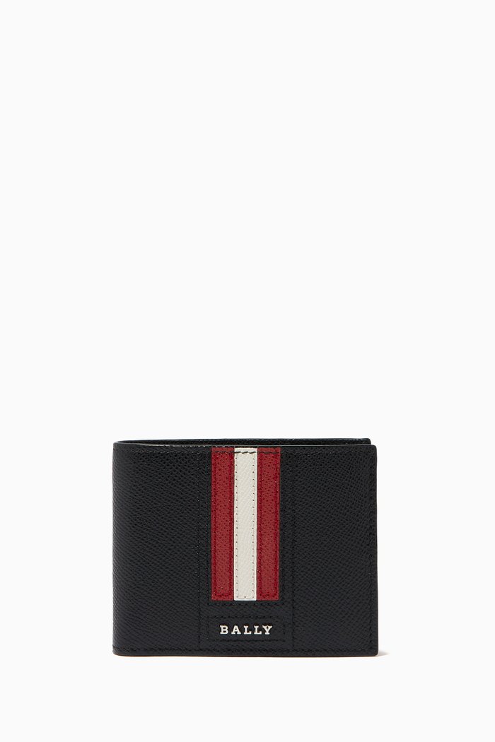 

Tevye Wallet in Leather, Black