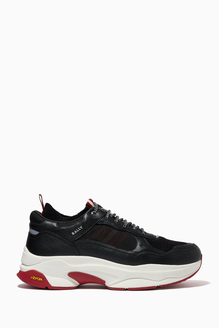 

Viber Sneakers in Leather, Black