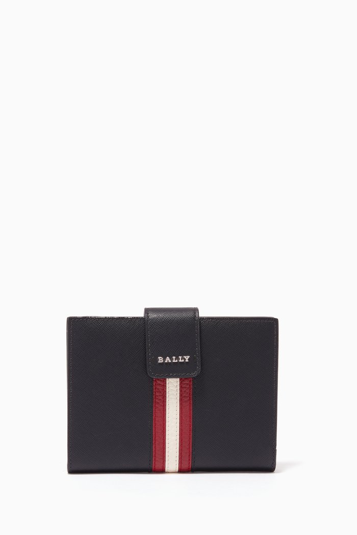

Sapril Wallet in Leather, Black
