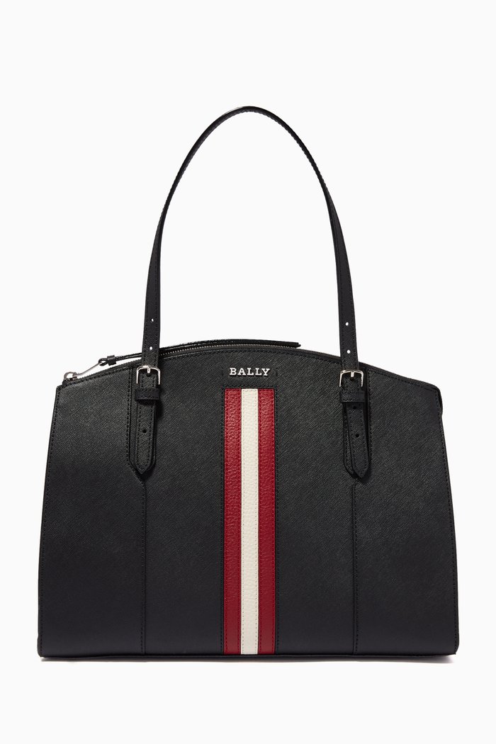 

Sveva Tote Bag in Leather, Black