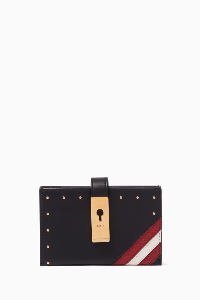 

Alil Wallet in Leather, Black
