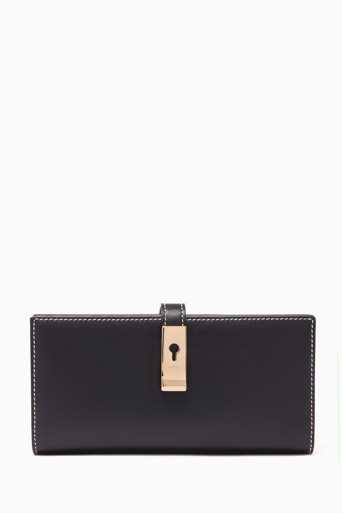 

Amy French Wallet in Leather, Black