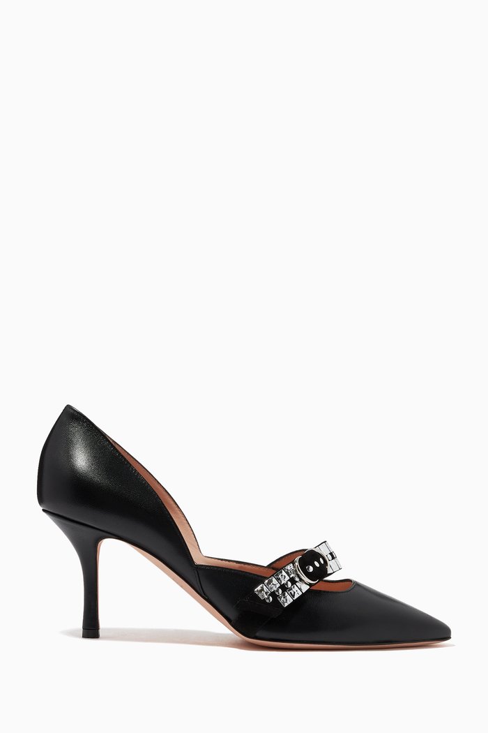

Audrey 75 Pumps in Leather, Black