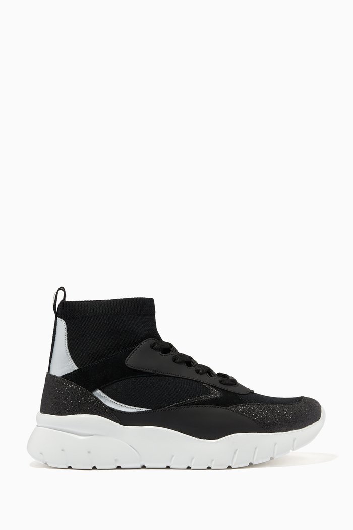 

Bielle Sneakers in Nylon Knit, Black