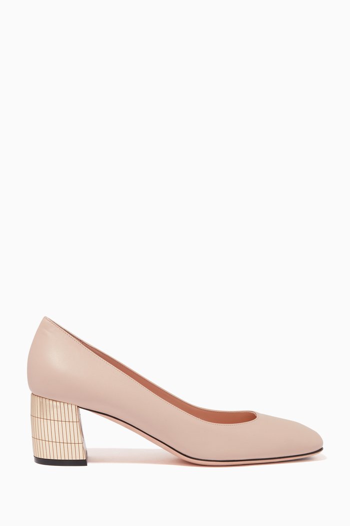 

Emily 55 Pumps in Leather, Neutral
