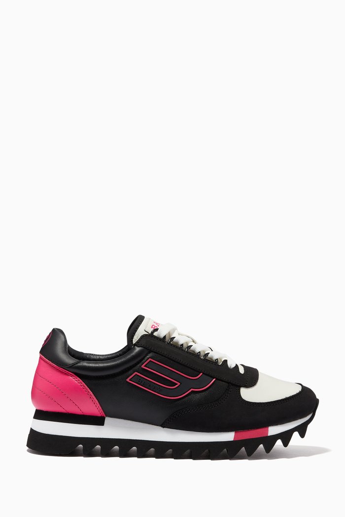Gavinia Sneakers in Leather, Black
