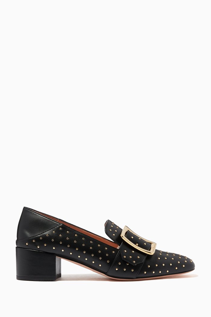 

Janelle 40 Pumps in Leather, Black