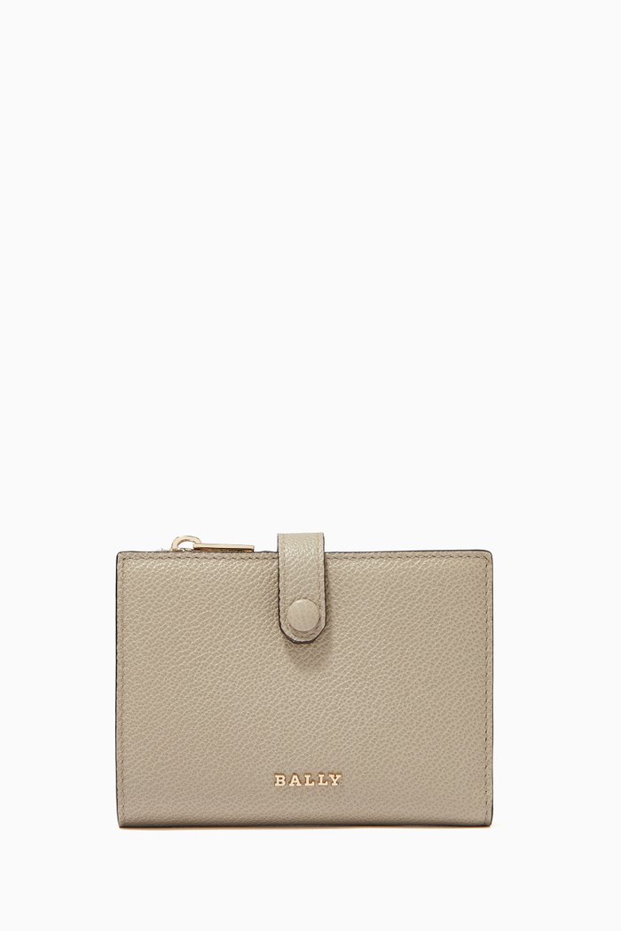 

Lassen French Wallet in Leather, Grey