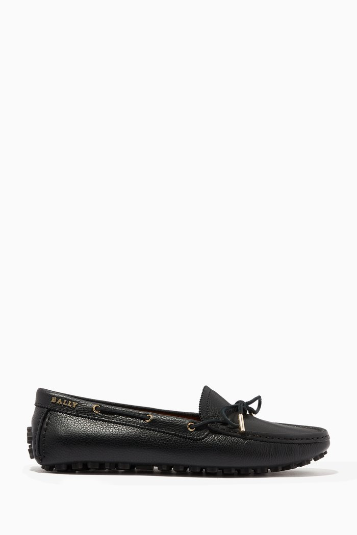 

Livieh Driver Shoes in Leather, Black
