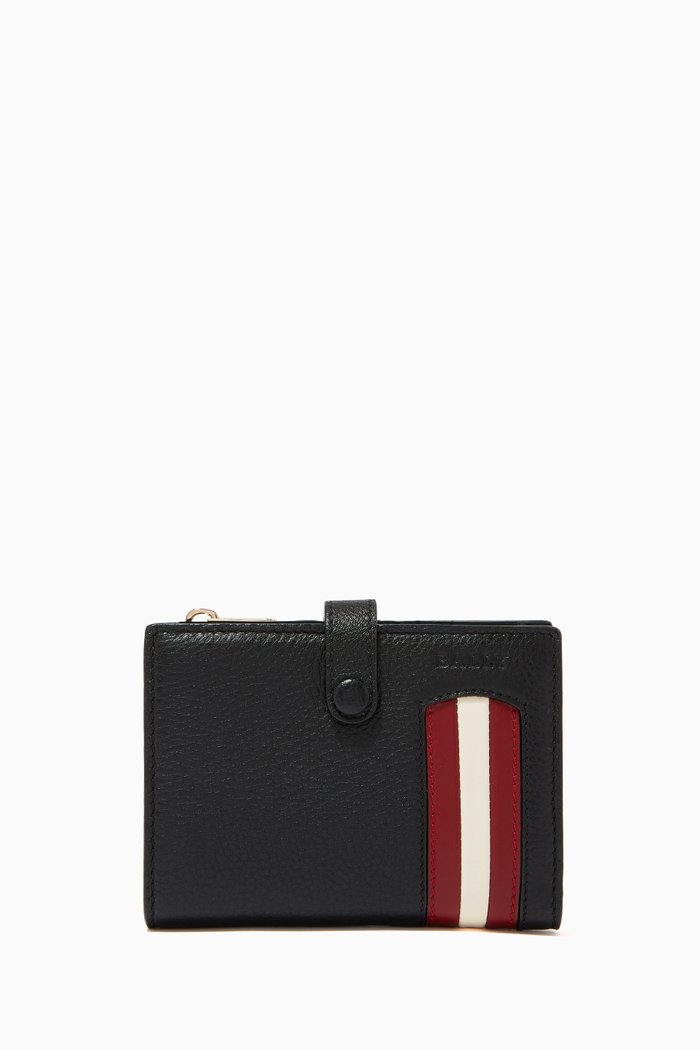 

Massen French Wallet in Leather, Black