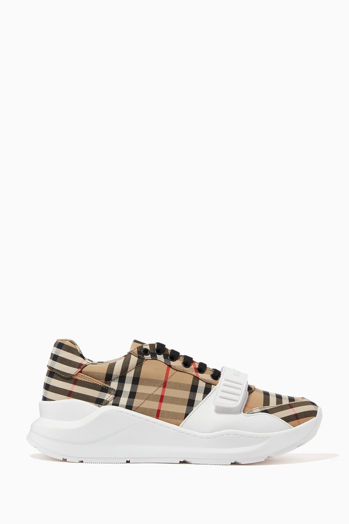 

Sneakers in Vintage Check Cotton, Neutral
