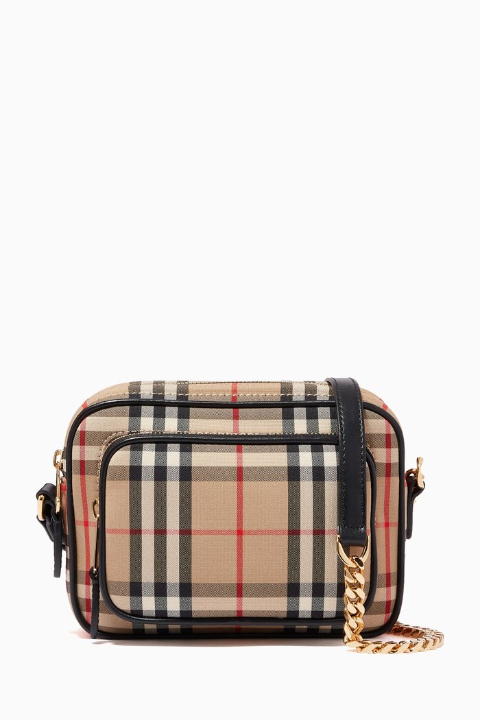 

Camera Bag in Vintage Check, Neutral