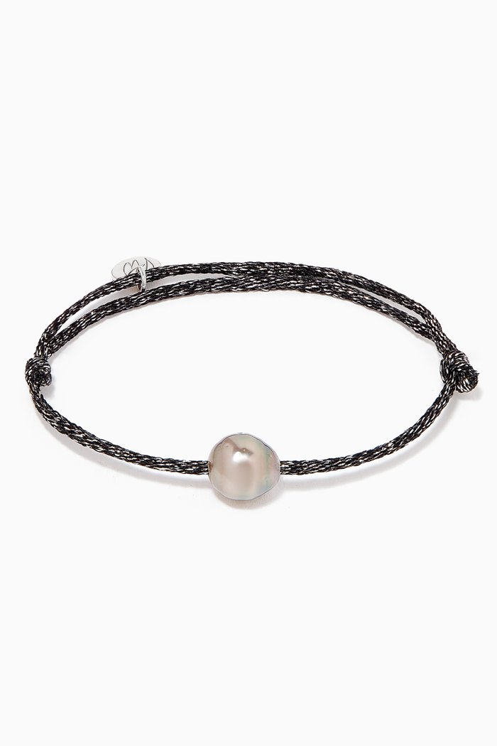 

Wan Design Pearl Bracelet, Black