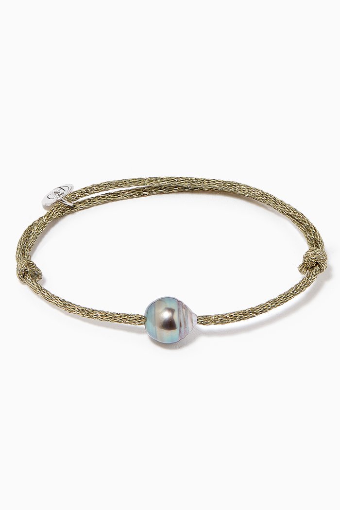 

Wan Design Pearl Bracelet, Green