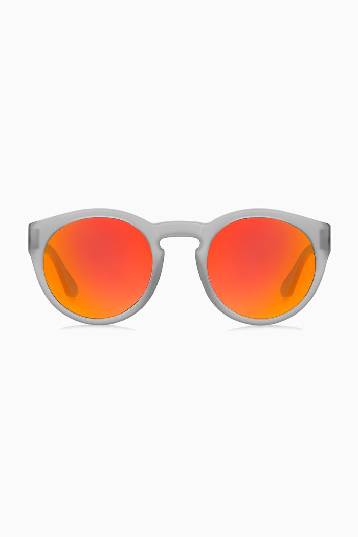 

Colour Block TH Flag Pantos Sunglasses, Grey