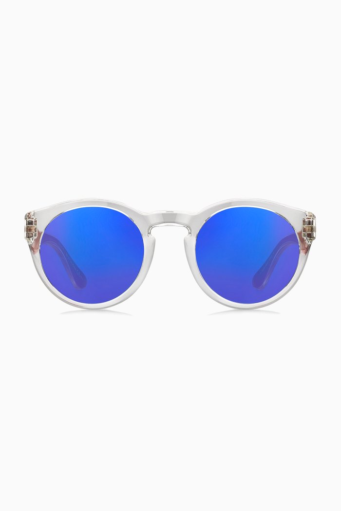 Colour Block TH Flag Pantos Sunglasses, 38mm, White