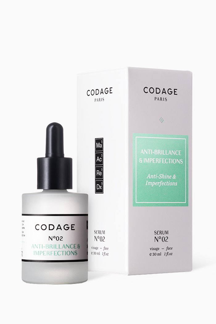 Serum N°02 – Anti-Brilliance & Imperfections, 30ml, Multicolour