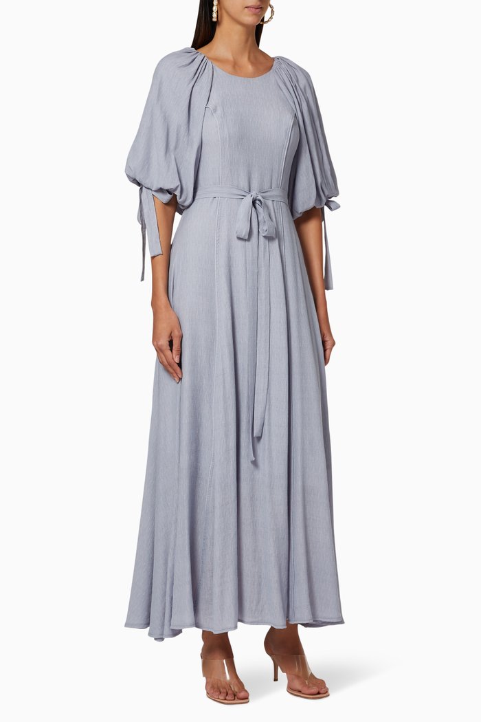 

Viscose Blend Maxi Dress, Purple