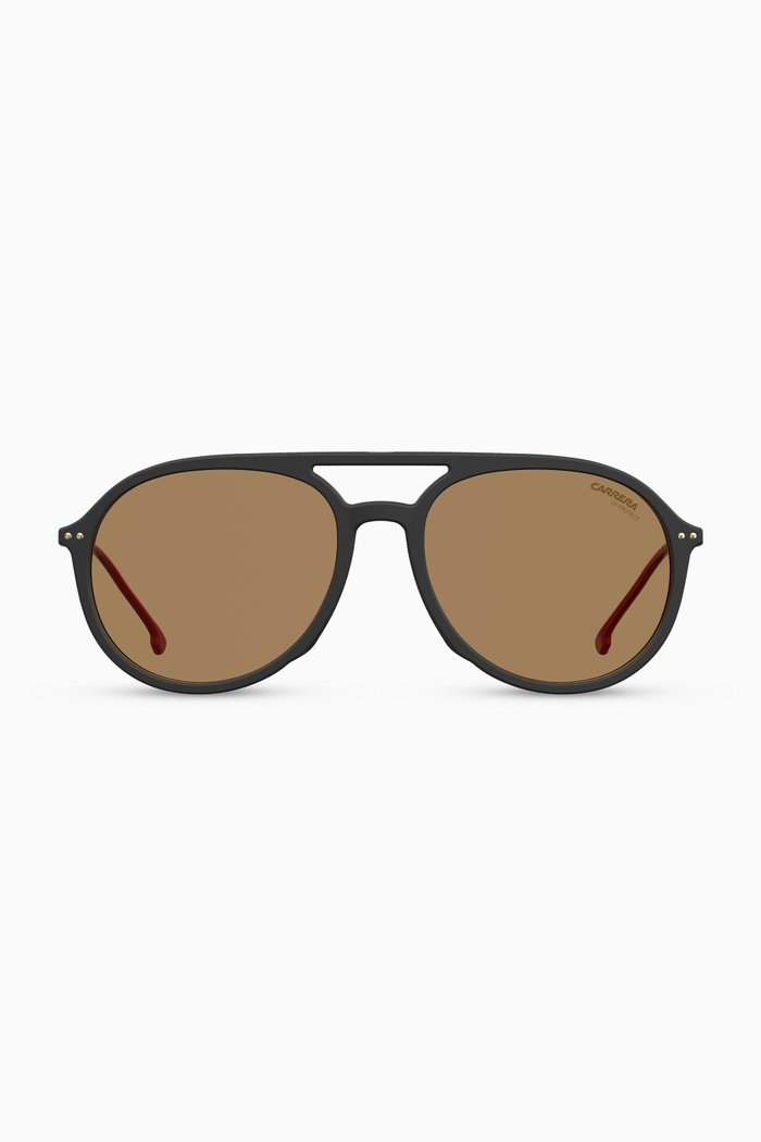 

2005T/S Round Sunglasses in Acetate & Metal, Black