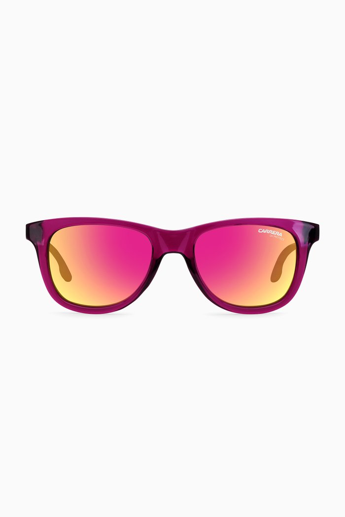

Carrerino 20 Square Sunglasses in Acetate, Pink