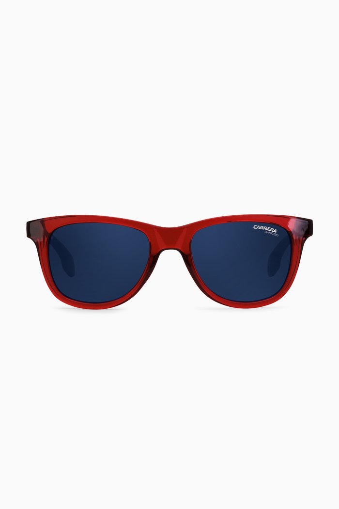 

Carrerino 20 Square Sunglasses in Acetate, Red