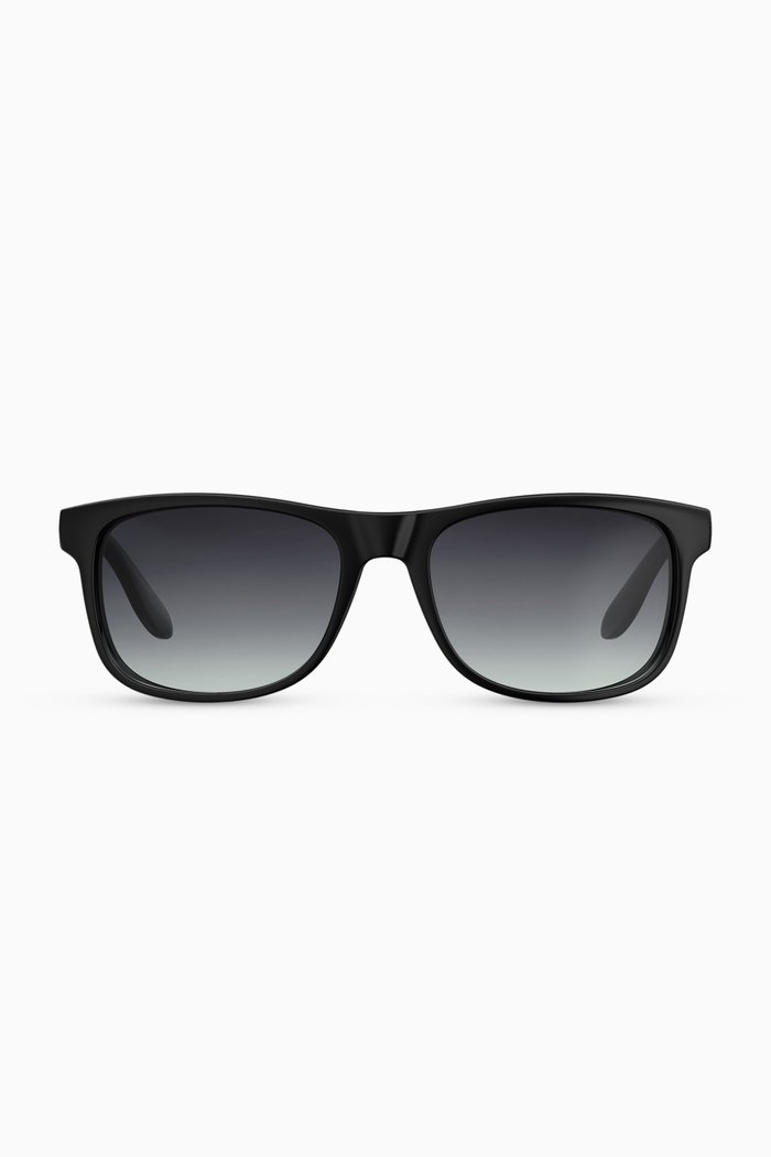 Carrerino 17 Square Sunglasses in Acetate, Black