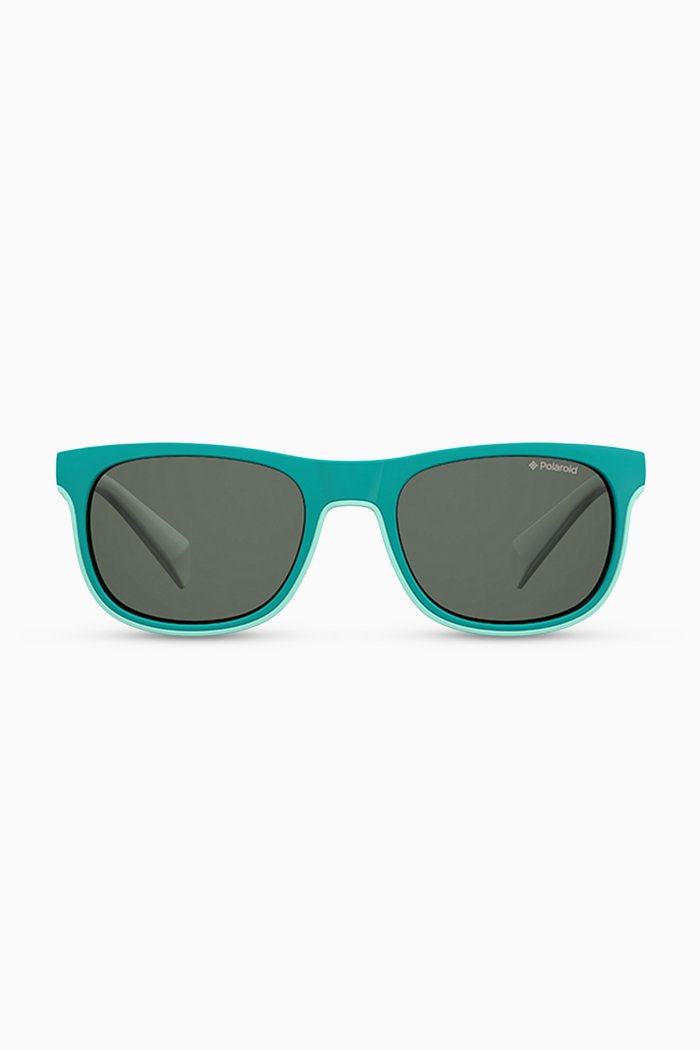 

8035/S Square Sunglasses in Polycarbonate, Green