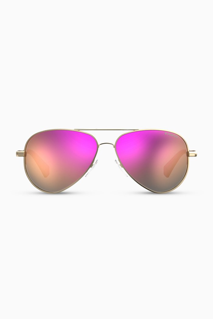 

PLD 8015/N Aviator Sunglasses 50 in Gold Metal