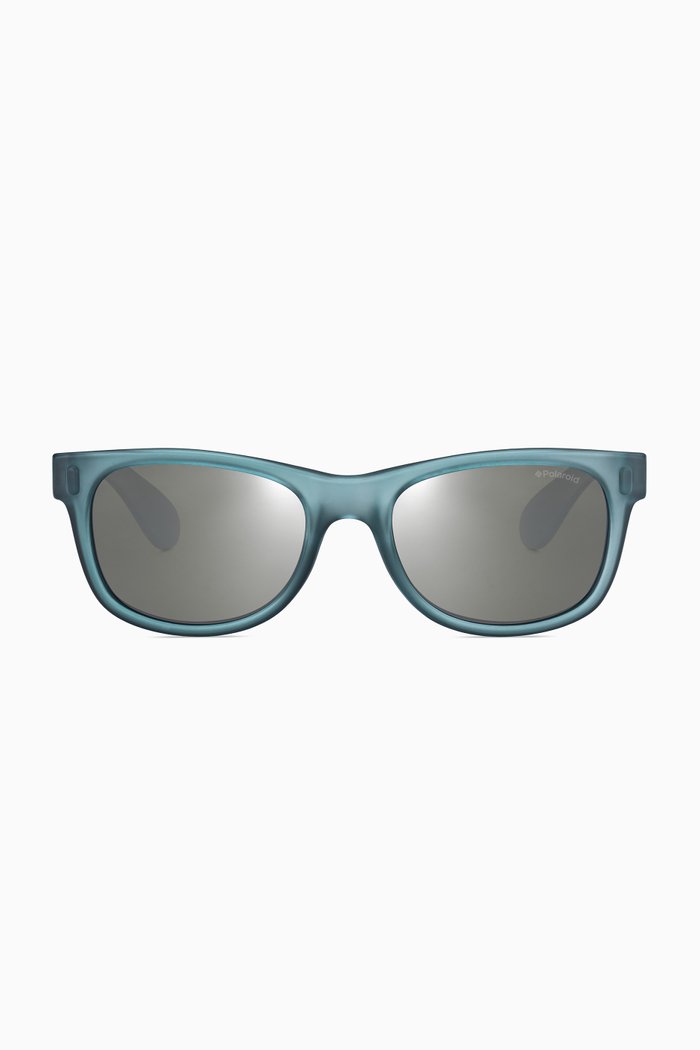 

P0115 Square Sunglasses in Plastic, Blue
