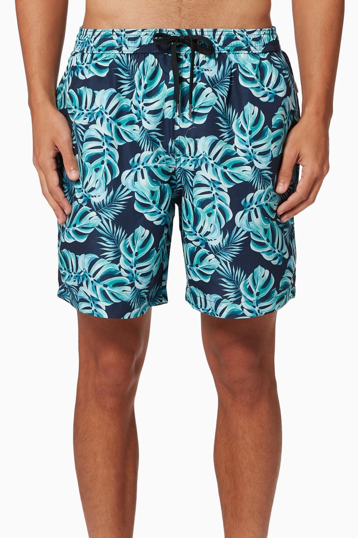 

Charles 7" Swim Trunks, Blue