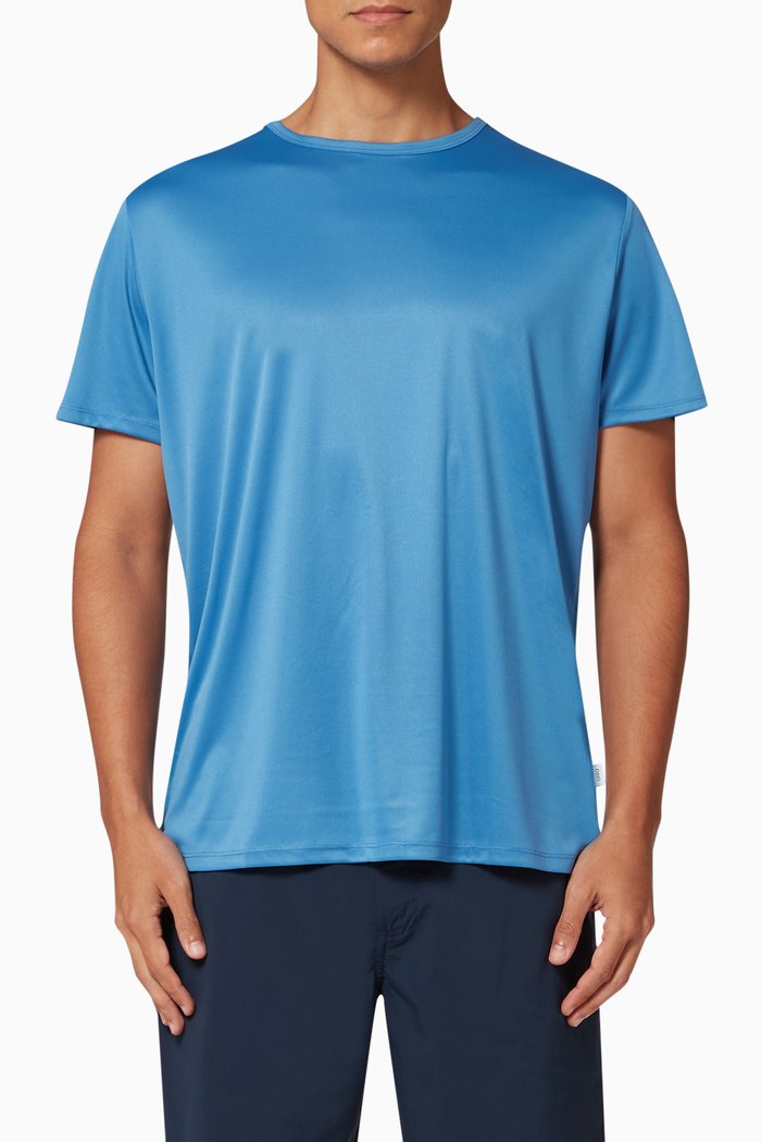 

Short Sleeves Swim T-Shirt, Black