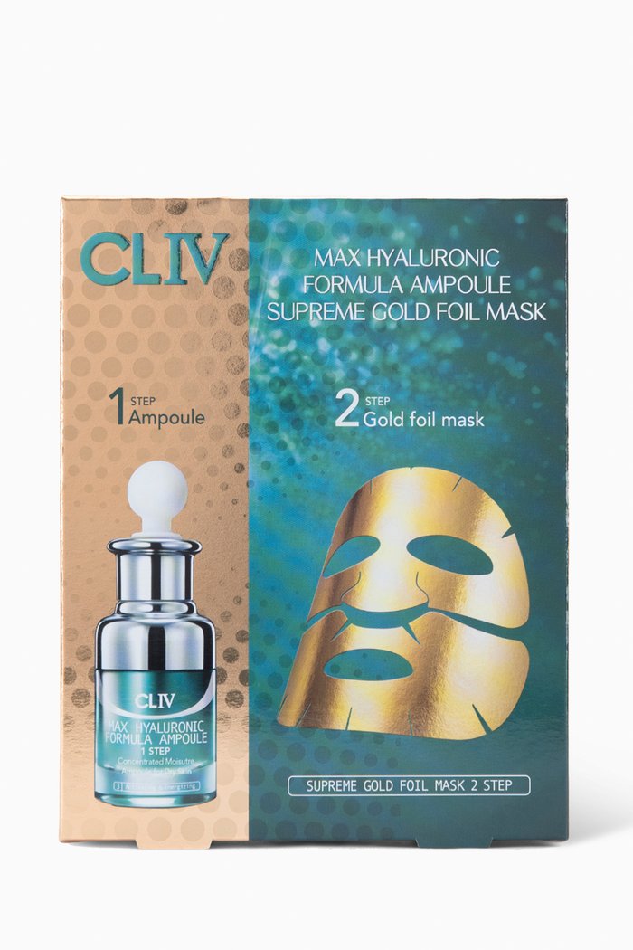 

Max Hyaluronic Formula Ampoule Gold Foil Mask, 30ml, Multicolour