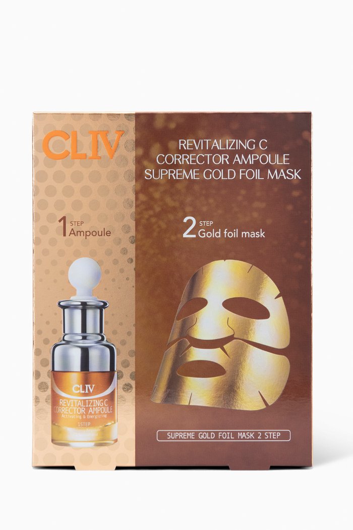 

Revitalizing CI2PL Corrector Ampoule Supreme Gold Foil Mask, 30ml, Multicolour