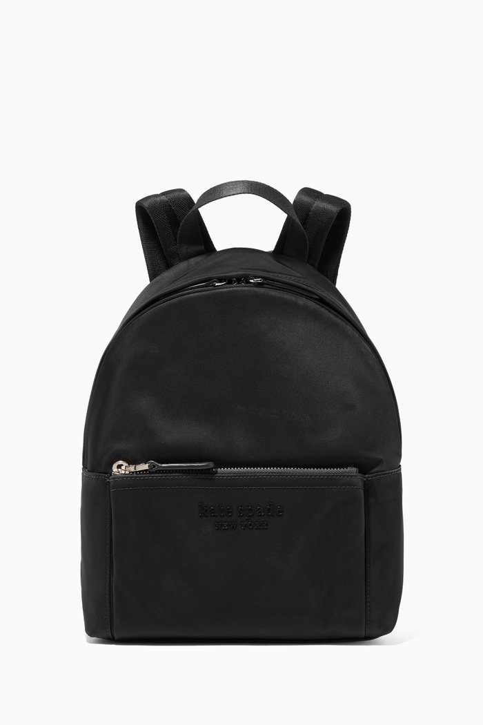 

City Pack Medium Backpack in Nylon, Black