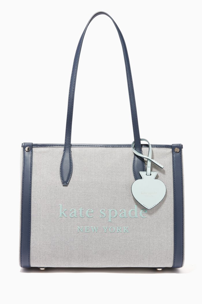 

Market Medium Tote in Canvas, Blue