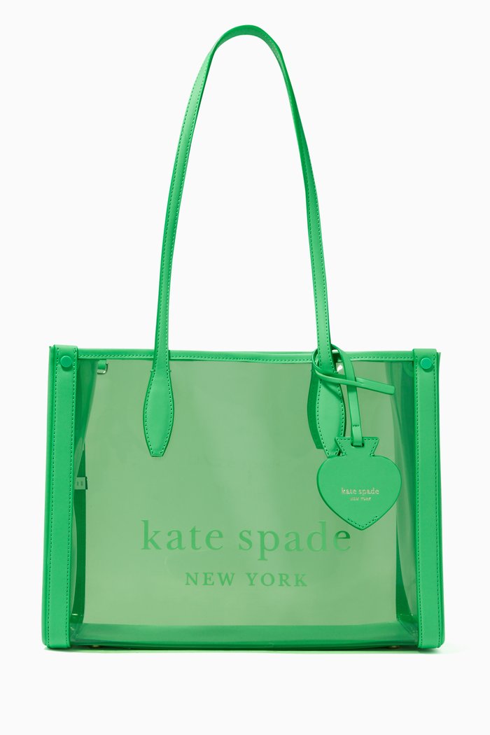 

Market Medium Tote in TPU, Green
