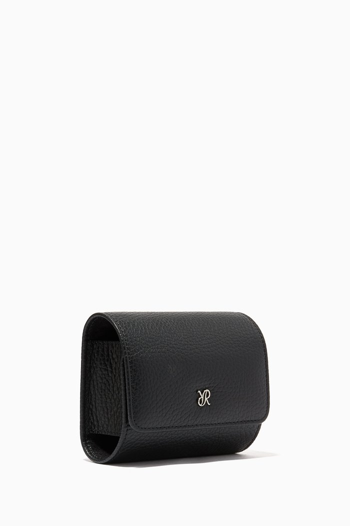 

Berkeley Single Watch Roll in Leather, Black