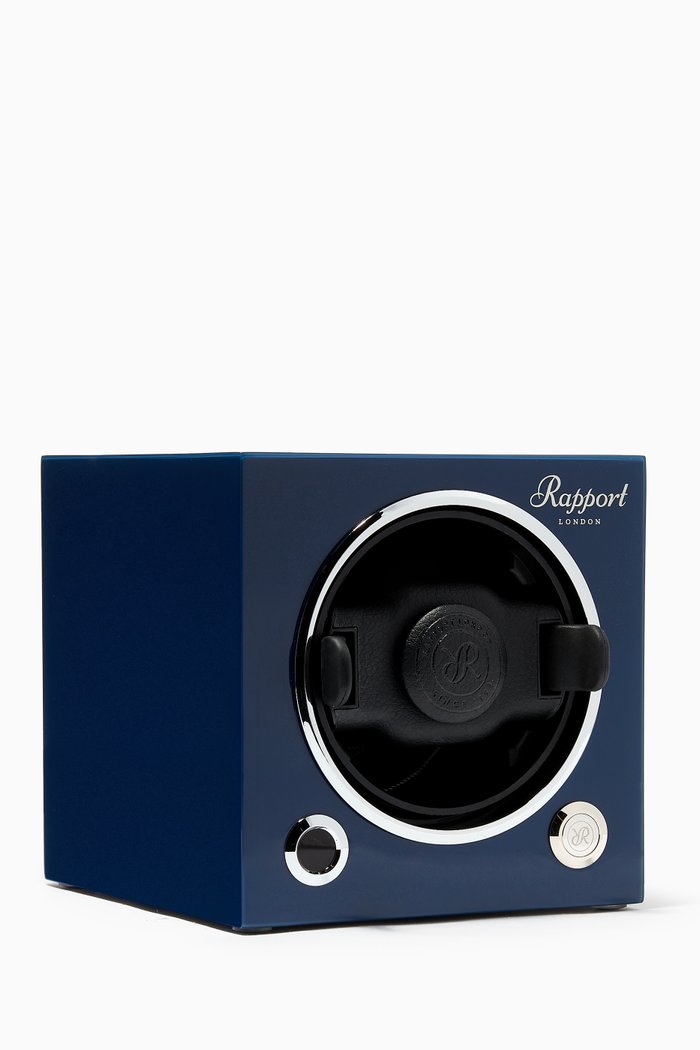 

Evolution Cube MKII Single Watch Winder, Blue