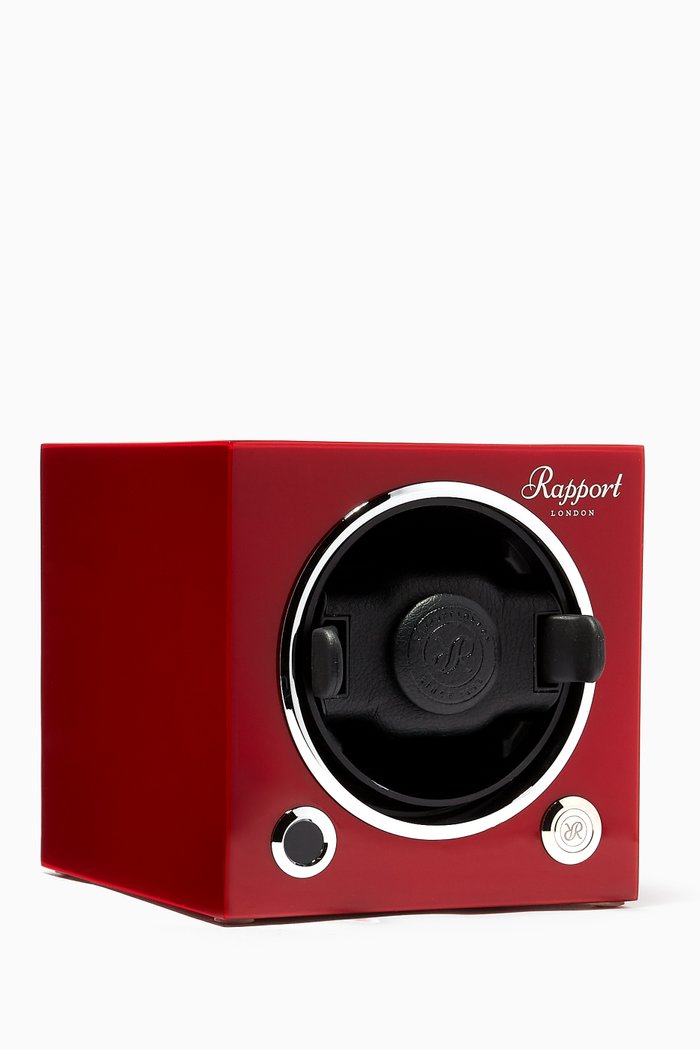 

Evolution Cube MKII Single Watch Winder, Red