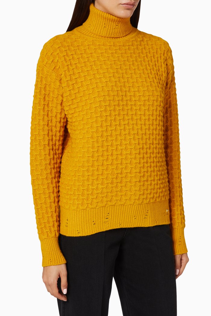 

Nuvolosita Turtleneck Sweater, Yellow