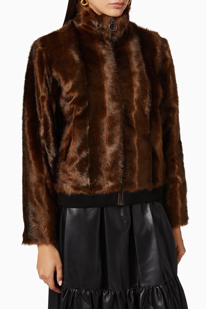Manuele Bomber Jacket, Brown