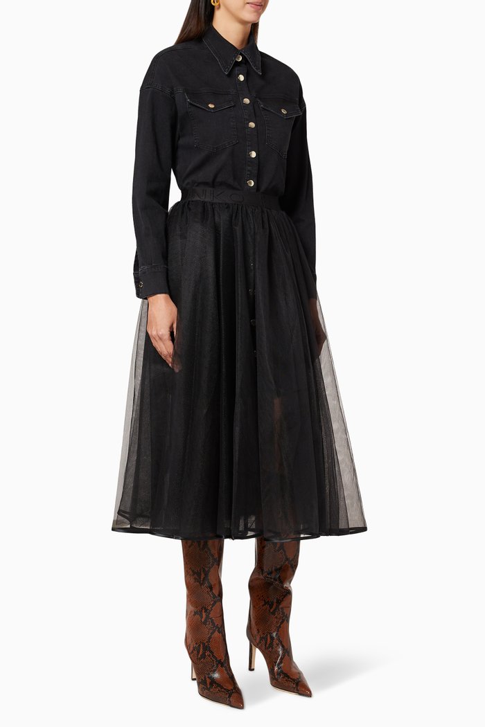 

Lolly Two-Piece Dress, Black