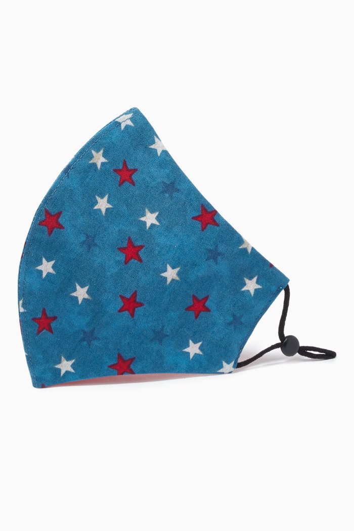 

Star Face Mask, Blue