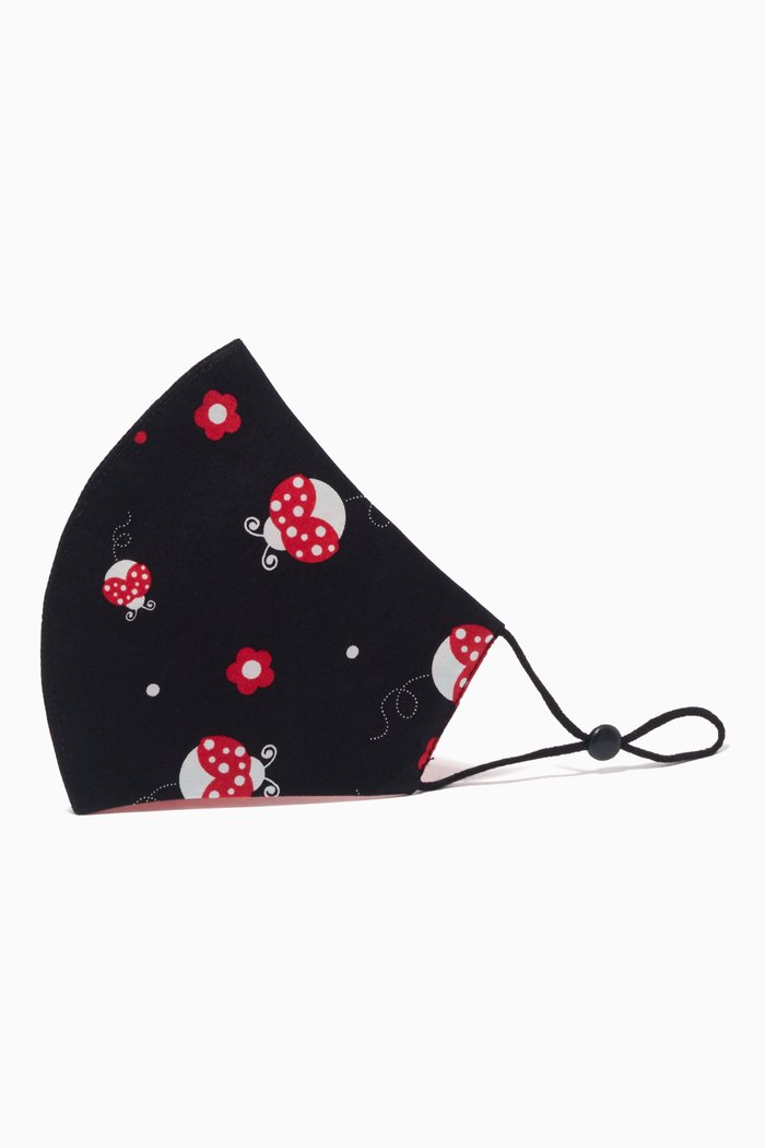 

Ladybird Face Mask, Black