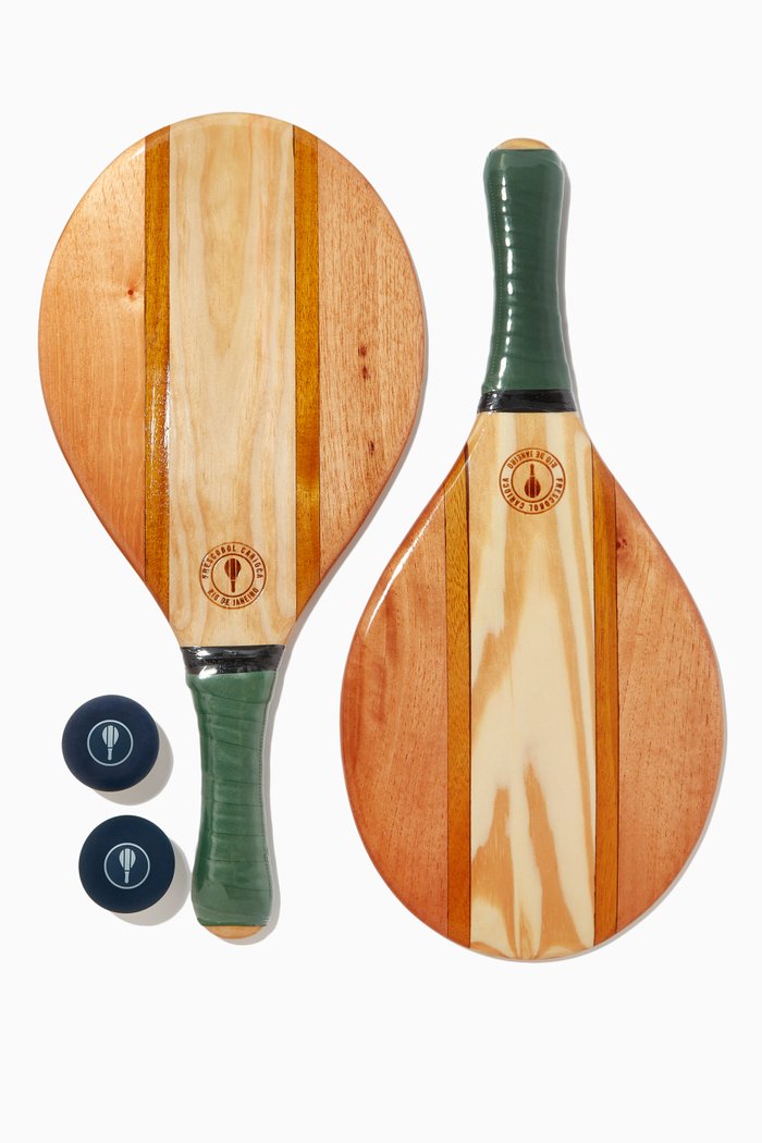 

Green Trancoso Beach Bat Set