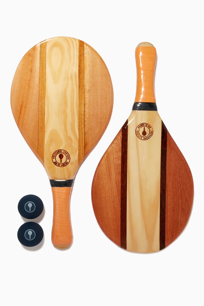 

Orange Trancoso Beach Bat Set